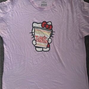 Hello Kitty Lavender Cup Noodles Tee